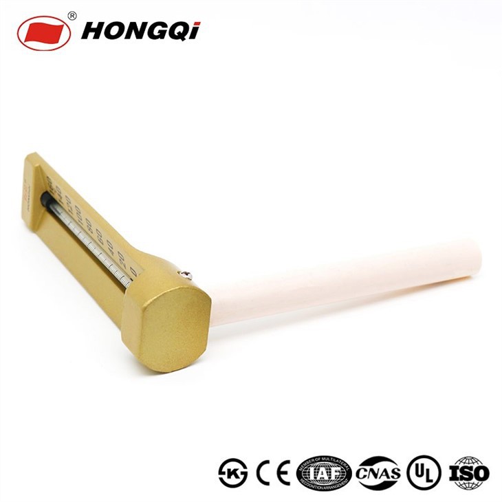 Marine Industrial Golden Finish Angle Type Thermometer-6