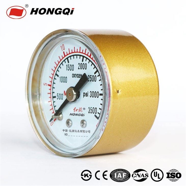 40mm/1.5''Oil Pressure Gauge With Golden Case