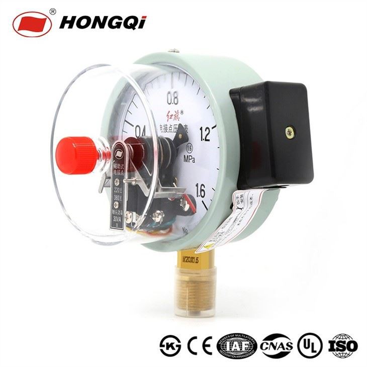 Alarm Electric Contact Pressure Gauge Manometer 4 Inch