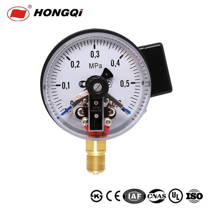 Alarm Electric Contact Pressure Gauge Manometer 4 Inch