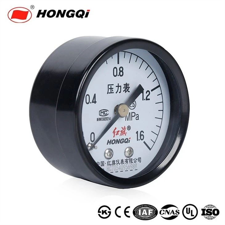 General Spring Pressure Gauge Black Sensitive Pointer