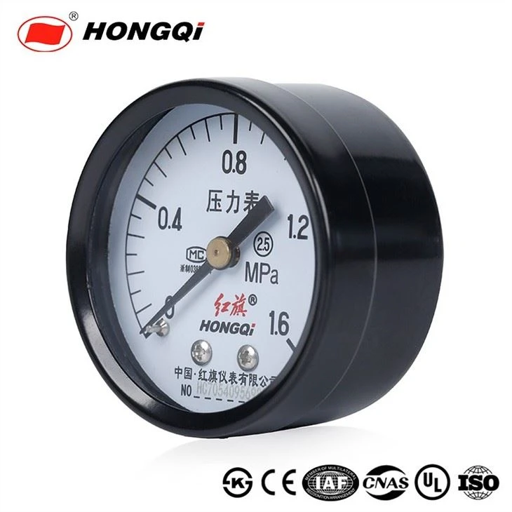 General Spring Pressure Gauge Black Sensitive Pointer