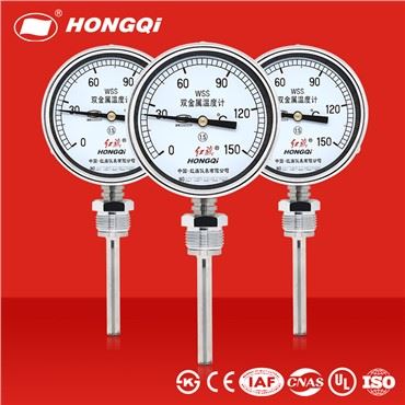 Termometer Dwi Logam Ketepatan Tinggi 60/100/150mm