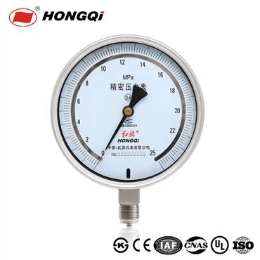 Tolok Tekanan Ketepatan Tinggi Dengan Sambungan Arah Radial 0.25 Gred